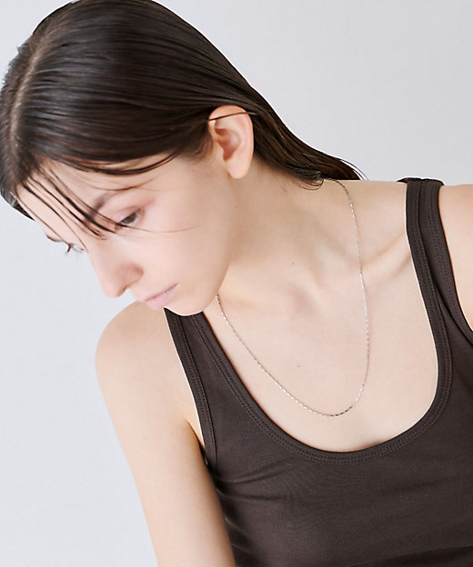 ボックスチェーン ネックレス | ete bijoux (Women)/エテ ビジュー