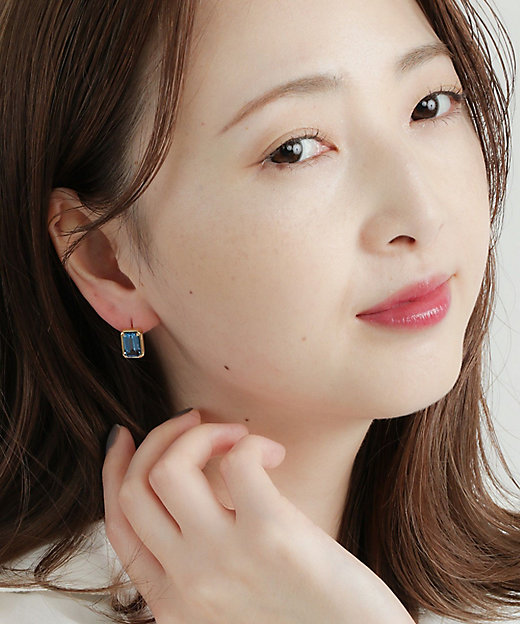ビジュー ピアス スクエア | ete bijoux (Women)/エテ ビジュー | 三越