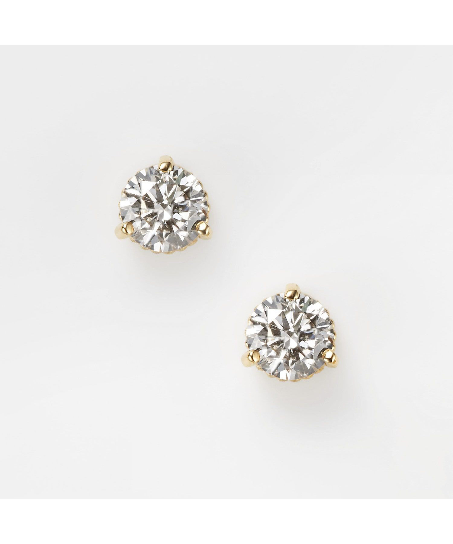 K18ダイヤモンドピアス（0．1ct） | agete/アガット | 三越