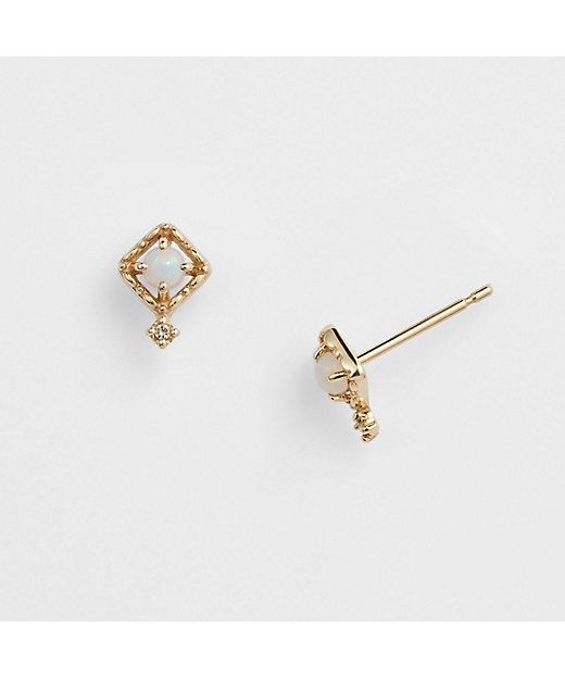 K10オパールピアス | agete/アガット | 三越伊勢丹オンラインストア