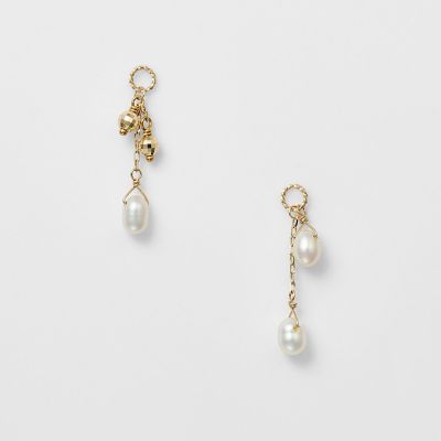 K10淡水パールピアスチャーム | agete/アガット | 三越伊勢丹