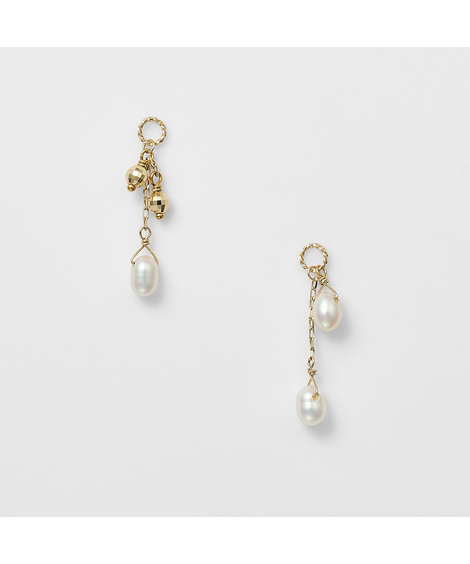 K10淡水パールピアスチャーム | agete/アガット | 三越伊勢丹