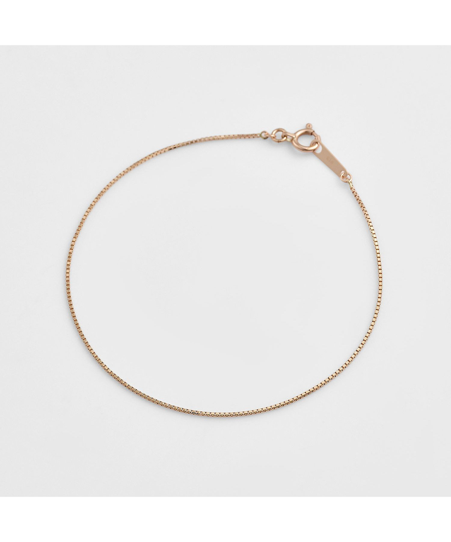 WEB限定》K10ブレスレット（ピンクゴールド） | agete/アガット