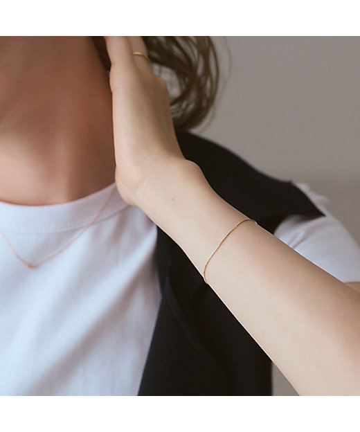 WEB限定》K10ブレスレット（ピンクゴールド） | agete/アガット