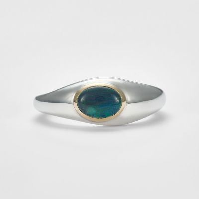 シルバー／K10ダークオパールリング | agete/アガット | 三越伊勢丹