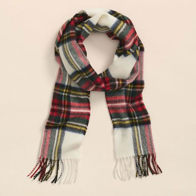 メリノウール チェック マフラー Made in UK | Brooks