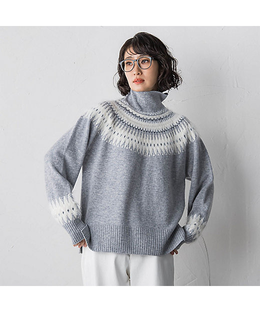 フェアアイル柄ニット | la.f（Women）/ラ エフ | 三越伊勢丹