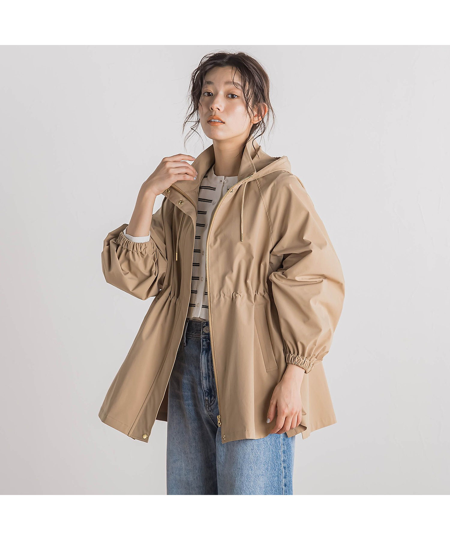 2WAYサーブルクロスマウンテンパーカー≪手洗い可能≫ | Droite