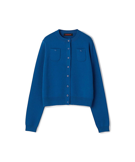 コットンカシミヤ クルーネックカーディガン | CABaN/キャバン | 三越