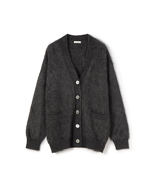 ピュアカシミヤファー Vネックカーディガン | maison TOMORROWLAND