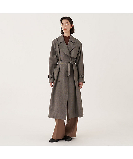 ウールリネン トレンチコート | maison TOMORROWLAND/メゾン