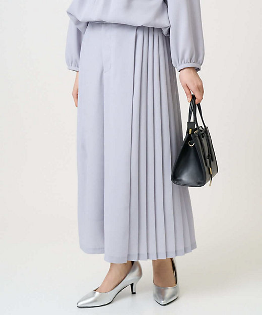 小さいサイズ】サイドプリーツガウチョパンツ／洗える | MK MICHEL