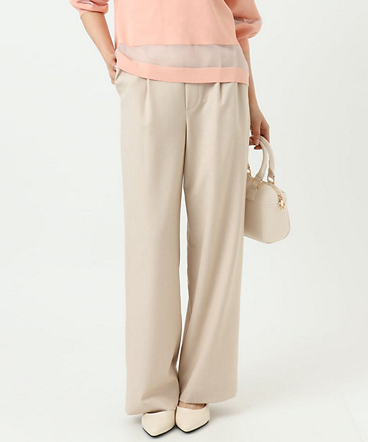 小さいサイズ】［SANAGARAシリーズ］デニムライク ワイド