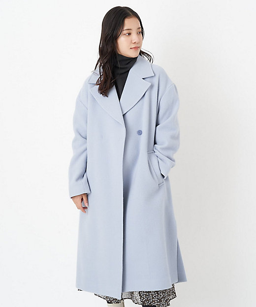 小さいサイズ】ロングチェスターウールコート | MK MICHEL KLEIN