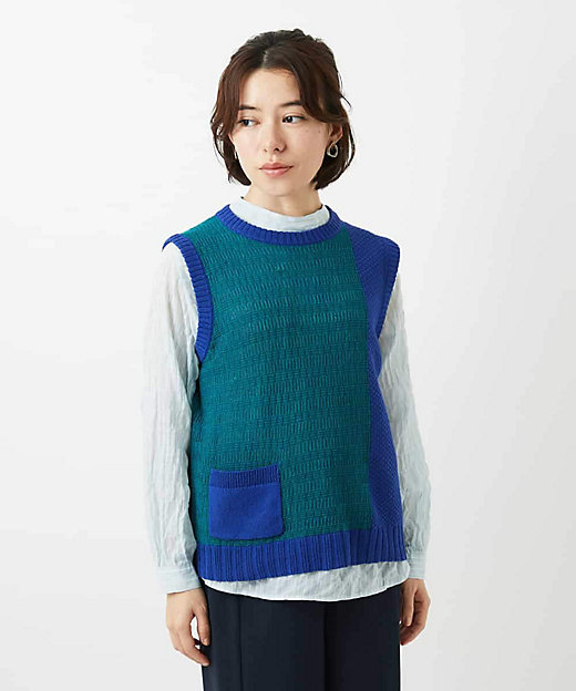 コットン杢ニットベスト | GIANNI LO GIUDICE(Women/小さいサイズ