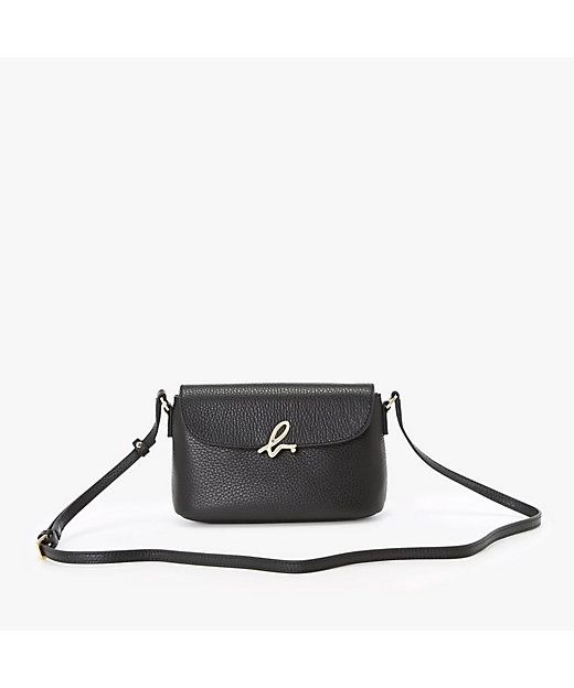 レザーショルダーバッグ ”The b．” IS12F－11 | agnes b