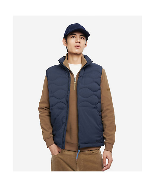 撥水 キルティング ジップアップダウンベスト | AIGLE/エーグル | 三越