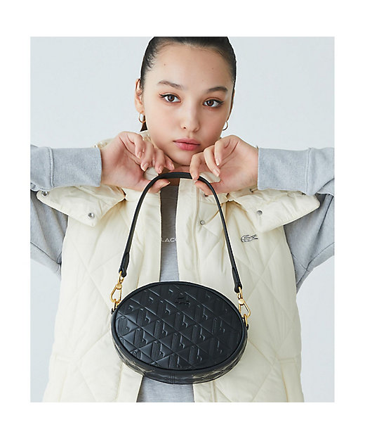 マヘキ オーバルレザーショルダーバッグ | LACOSTE/ラコステ | 三越