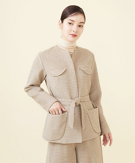 モールツイードノーカラージャケット | Sybilla (Women)/シビラ | 三越