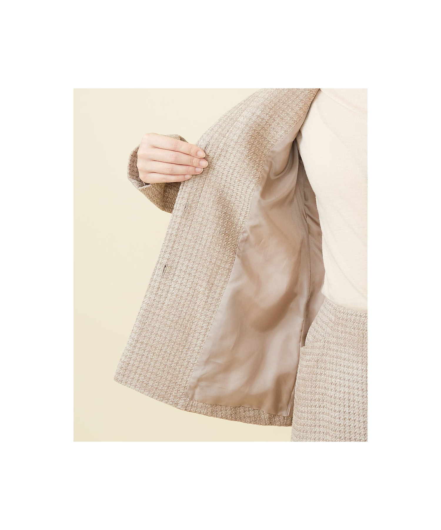 モールツイードノーカラージャケット | Sybilla (Women)/シビラ | 三越