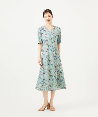 フラワーガーデンプリントジャージードレス | Sybilla (Women)/シビラ