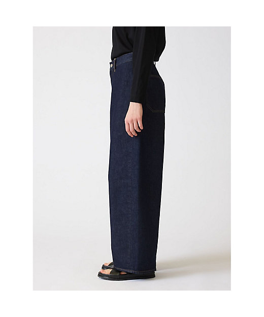 mizuiro ind ハイウエストワイドデニム | mizuiro ind