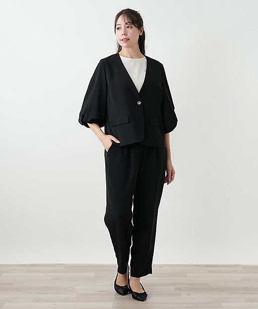 バルーンスリーブジャケット【BOURGE】 | Leilian plus house