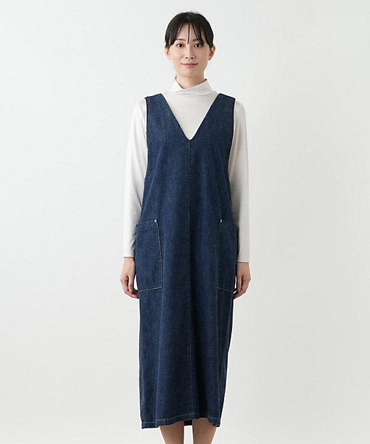 デニムジャンパースカート【L JEANS】 | Leilian (Women