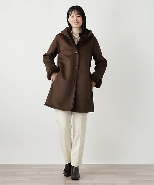 フーデッドコート【Leilian WHITE LABEL】 | Leilian