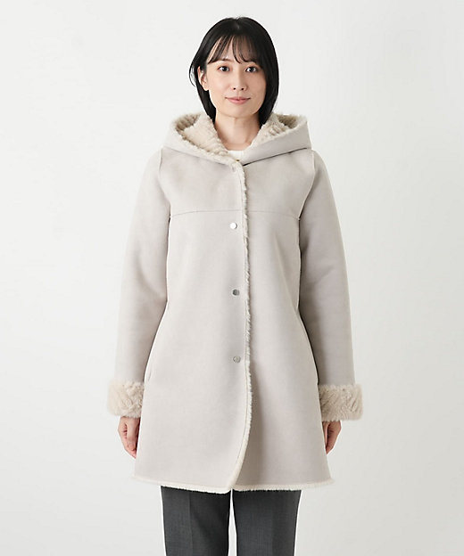 フーデッドコート【Leilian WHITE LABEL】 | Leilian