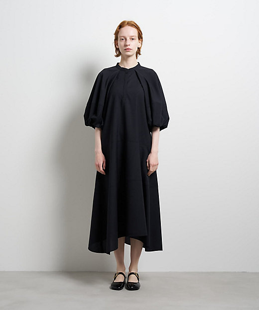 サマーウールバルーンスリーブワンピース | LANVIN en Bleu (Women