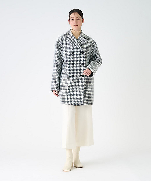 千鳥格子コート | LANVIN COLLECTION (Women)/ランバンコレクション