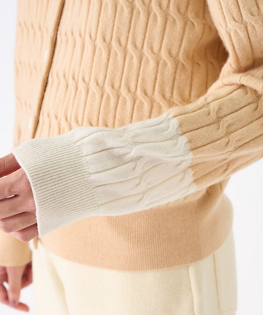 カシミヤ ケーブル編みニットカーディガン | LANVIN COLLECTION (Women