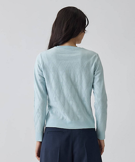 ダイヤ柄ジャカード編みニット | LANVIN COLLECTION (Women)/ランバン