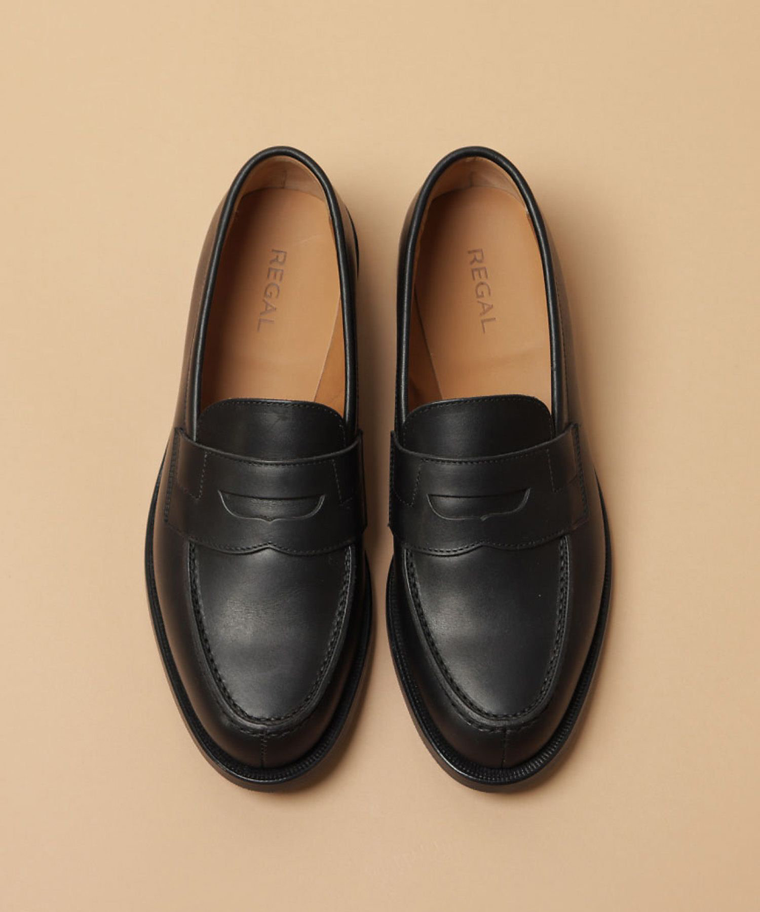 リーガル 22HL ローファー ブラック ビジネスシューズ | REGAL