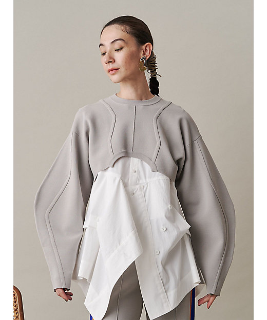 WAVE LINE SHORT KNIT | UN3D./アンスリード | 三越