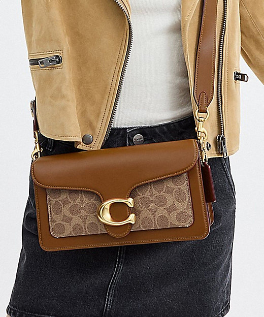 タビー ショルダー バッグ 26・シグネチャー キャンバス | COACH