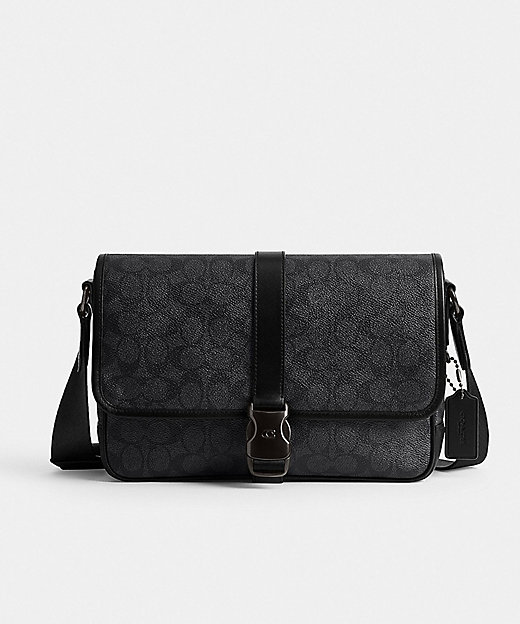 リーグ メッセンジャー バッグ・シグネチャー キャンバス | COACH