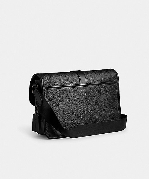 リーグ メッセンジャー バッグ・シグネチャー キャンバス | COACH