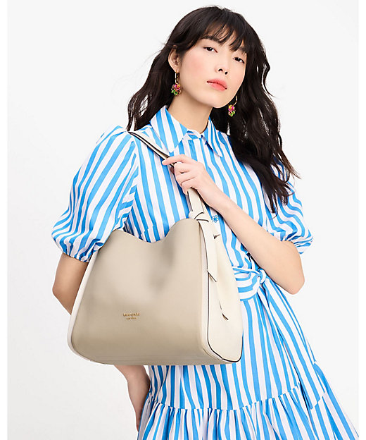 ノット カラーブロック ラージ ショルダーバッグ | kate spade new