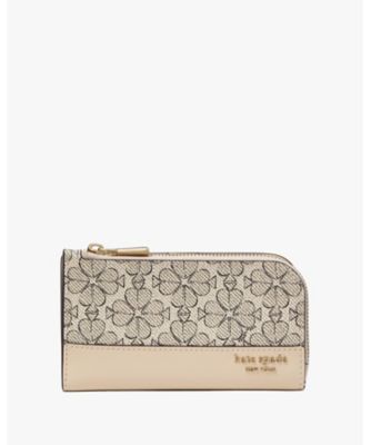 スペード フラワー スモール スリム バイフォールド ウォレット | kate