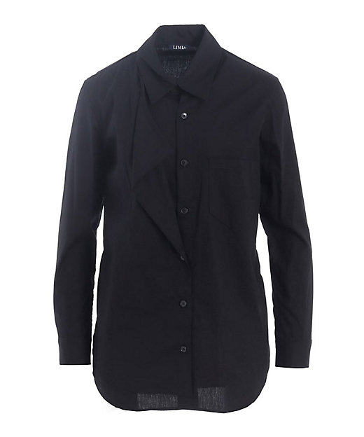 100／2 BROAD COTTON LAYERED SHIRT LL