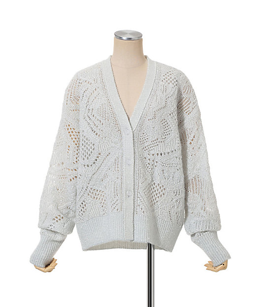 Shimmering Knit Cardigan 6S／MM26SS