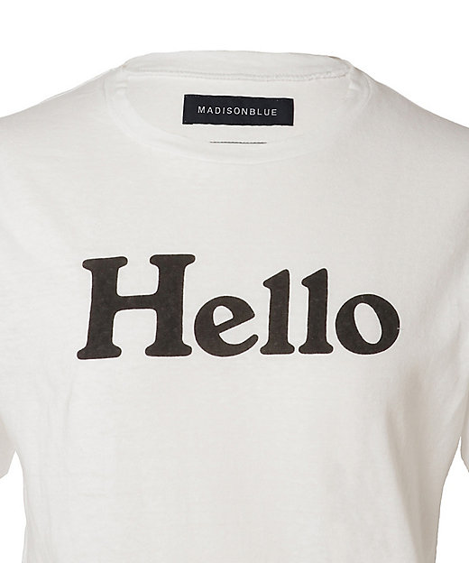 Tシャツ HELLO TEE MB000－7001 | MADISONBLUE