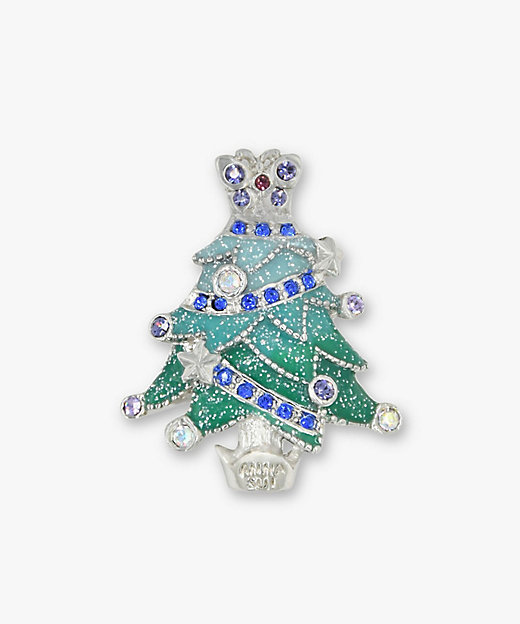 クリスマスツリーモチーフ ブローチ SAMV0448 XM | ANNA SUI