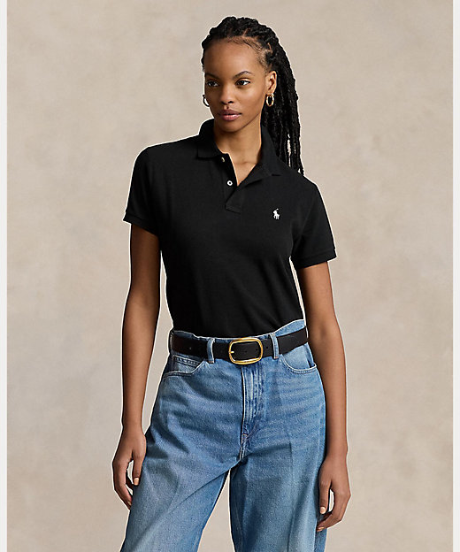 クラシック フィット メッシュ ポロシャツ