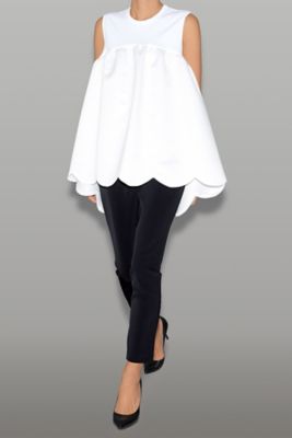 ノースリーブヘムスカラップカットソー YCT－225－060 | YOKO