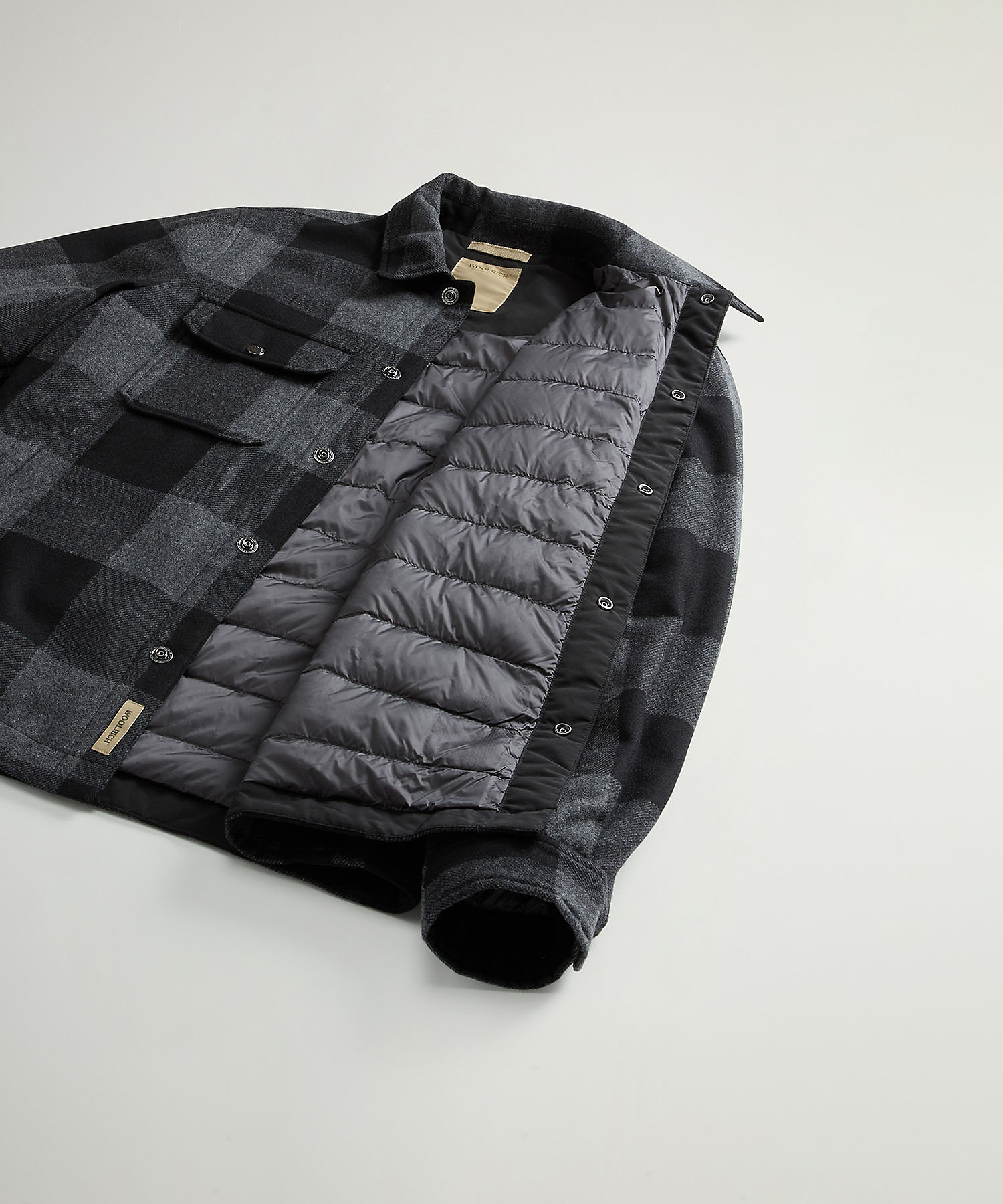 ウールチェック アラスカン シャツジャケット／WOOL CHECK