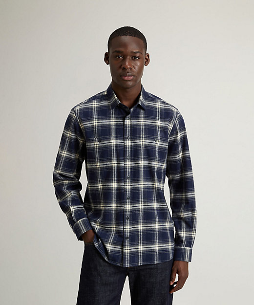 チェックフランネル ウォーレンシャツ／CHECK FLANNEL