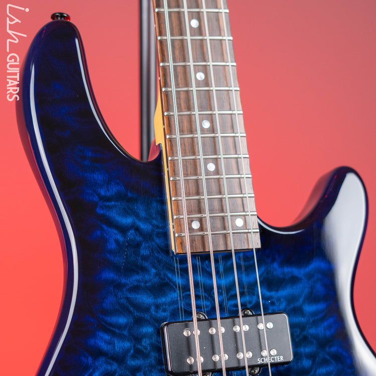 2011 Schecter Diamond Series Raiden Special 4-String Bass Blue